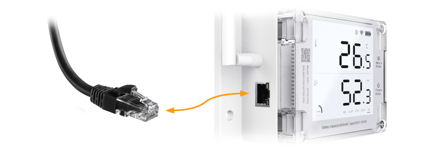 UBIBOT GS1-A solution de surveillance : Température Humidité industrielle