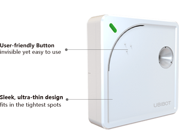 Ubibot User Friendly Device Button