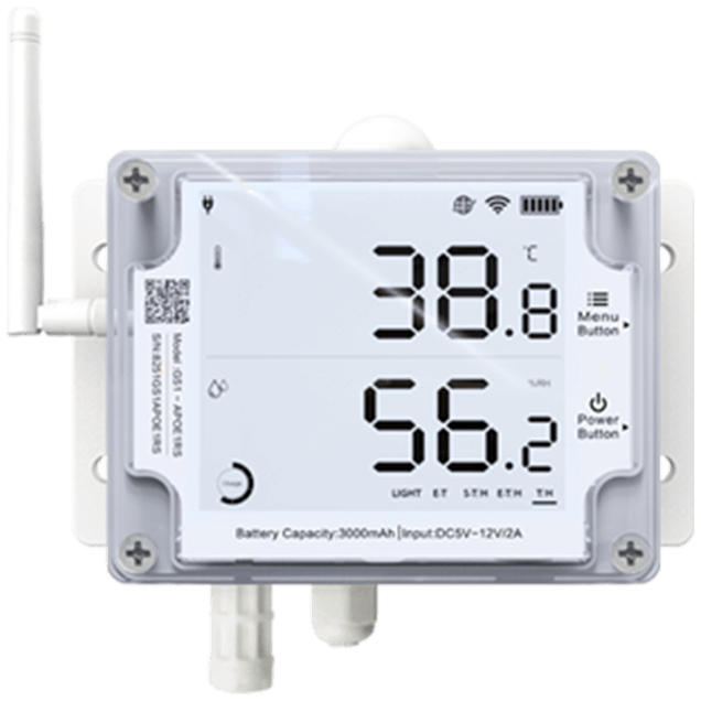 UbiBot GS1-PL4G1RS Cloud-based Wifi, Cellular and GPS Temperature Sensor, Wireless Temperature and Humidity Monitor