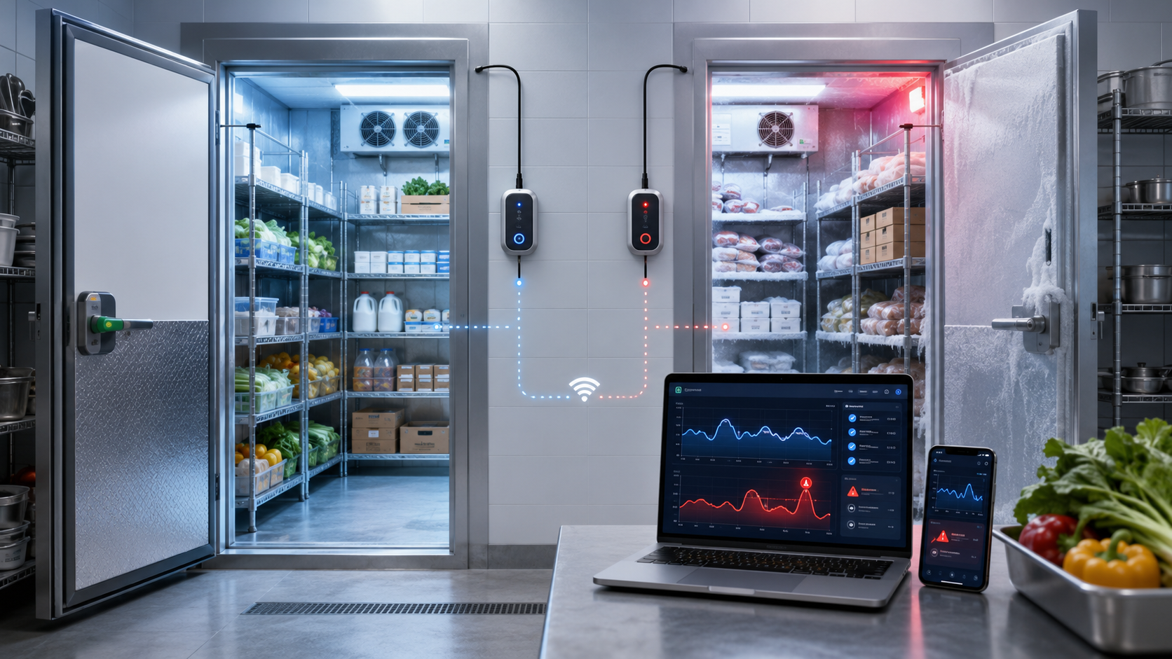 How to Monitor Walk-In Coolers and Freezers for Food Safety and Excursion Alerts