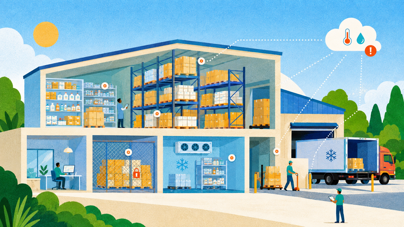 Pharmaceutical Warehouse Temperature and Humidity Monitoring Deployment Guide