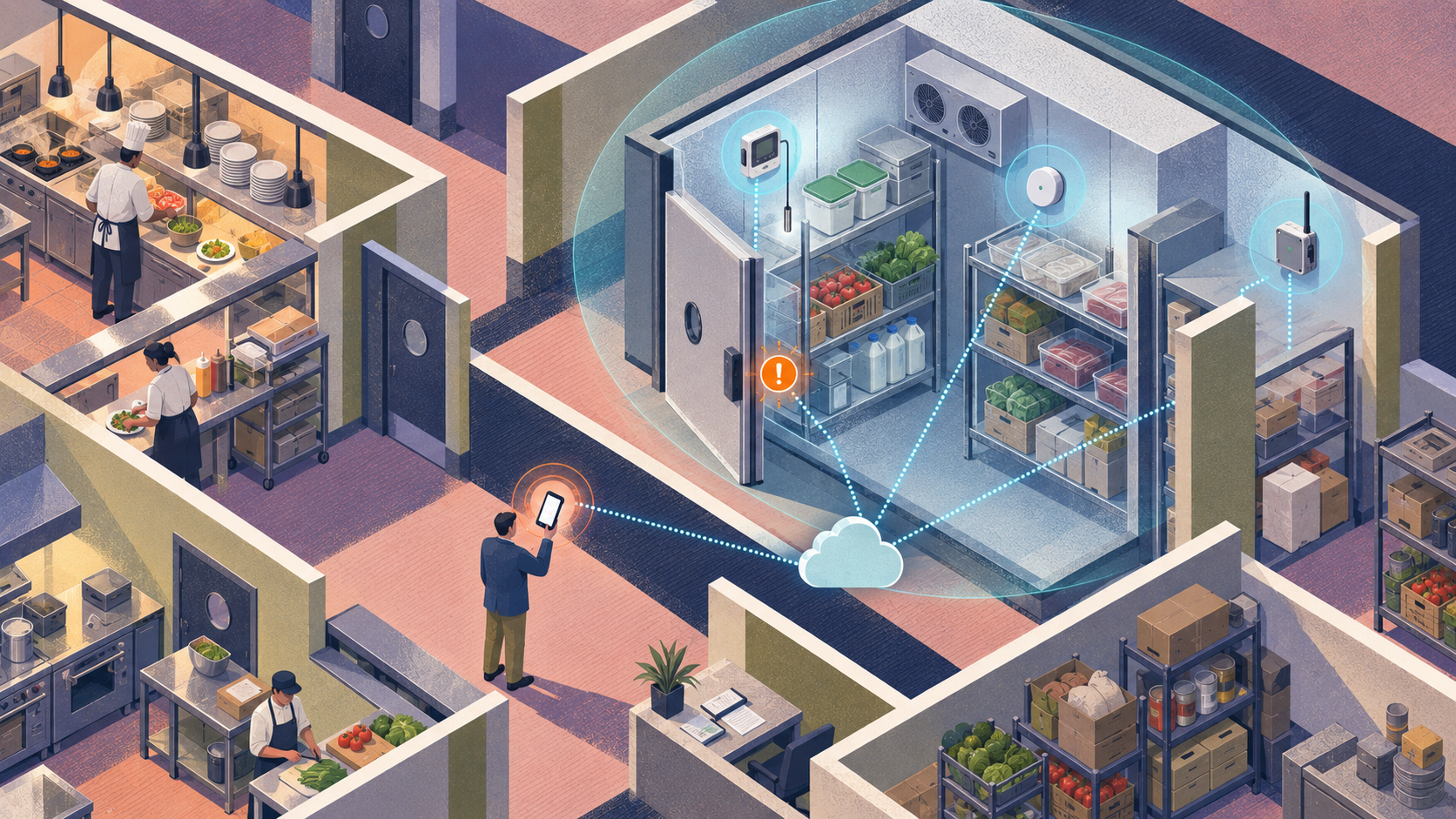 Best Walk-In Cooler Temperature Alarm Systems for Restaurants: UbiBot vs SensorPush vs Monnit vs Testo