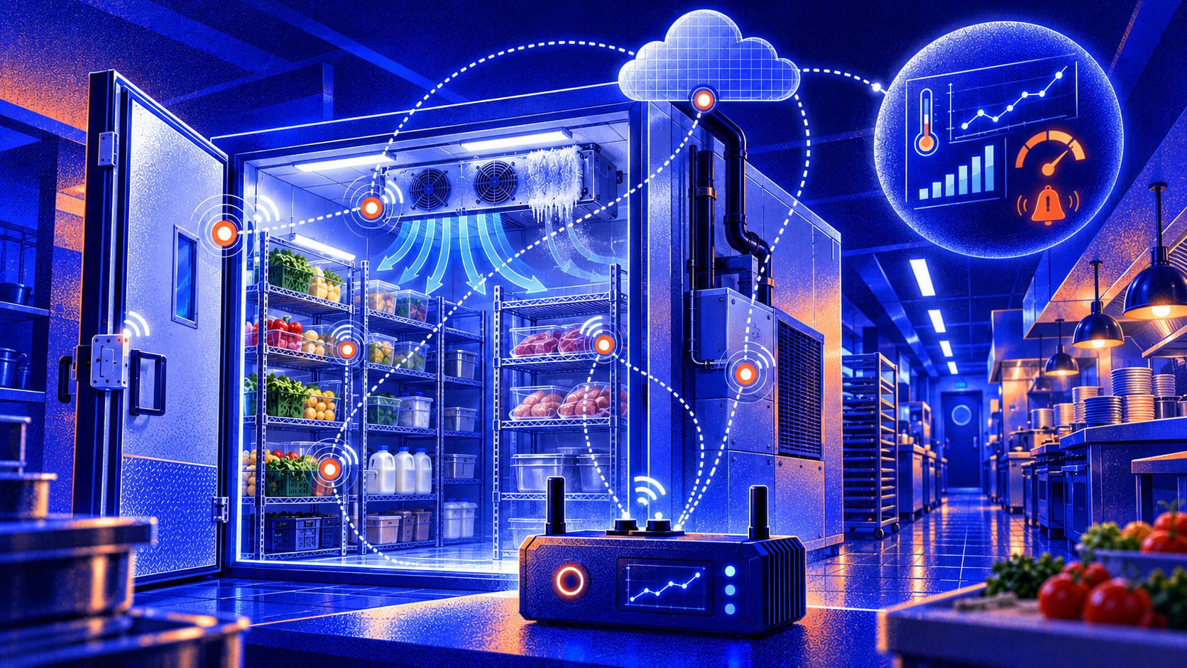 How to Get an Alert Before a Walk-In Cooler Fails?