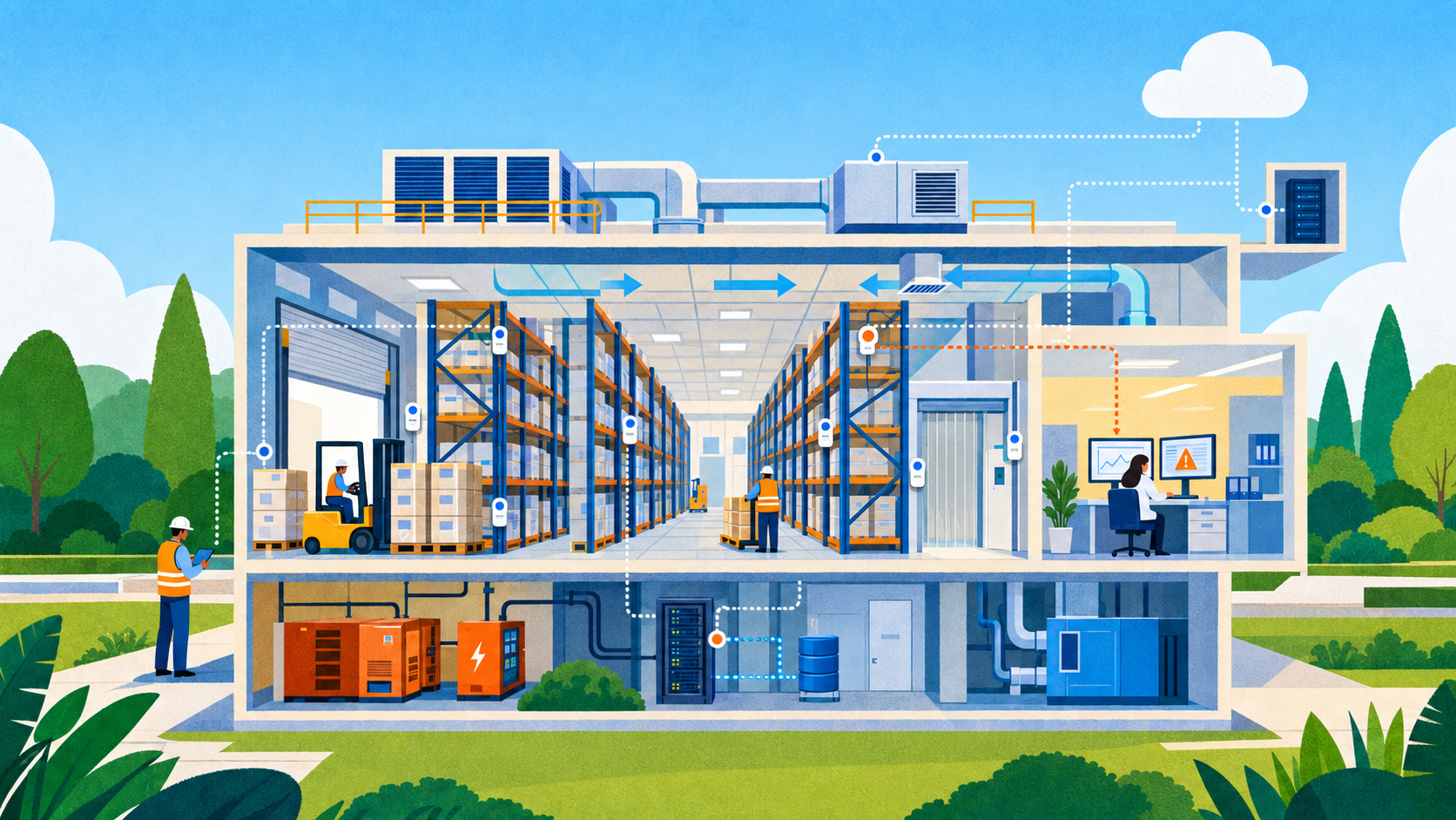 Guide to Deploying a GxP Environmental Monitoring System in a Pharmaceutical Warehouse