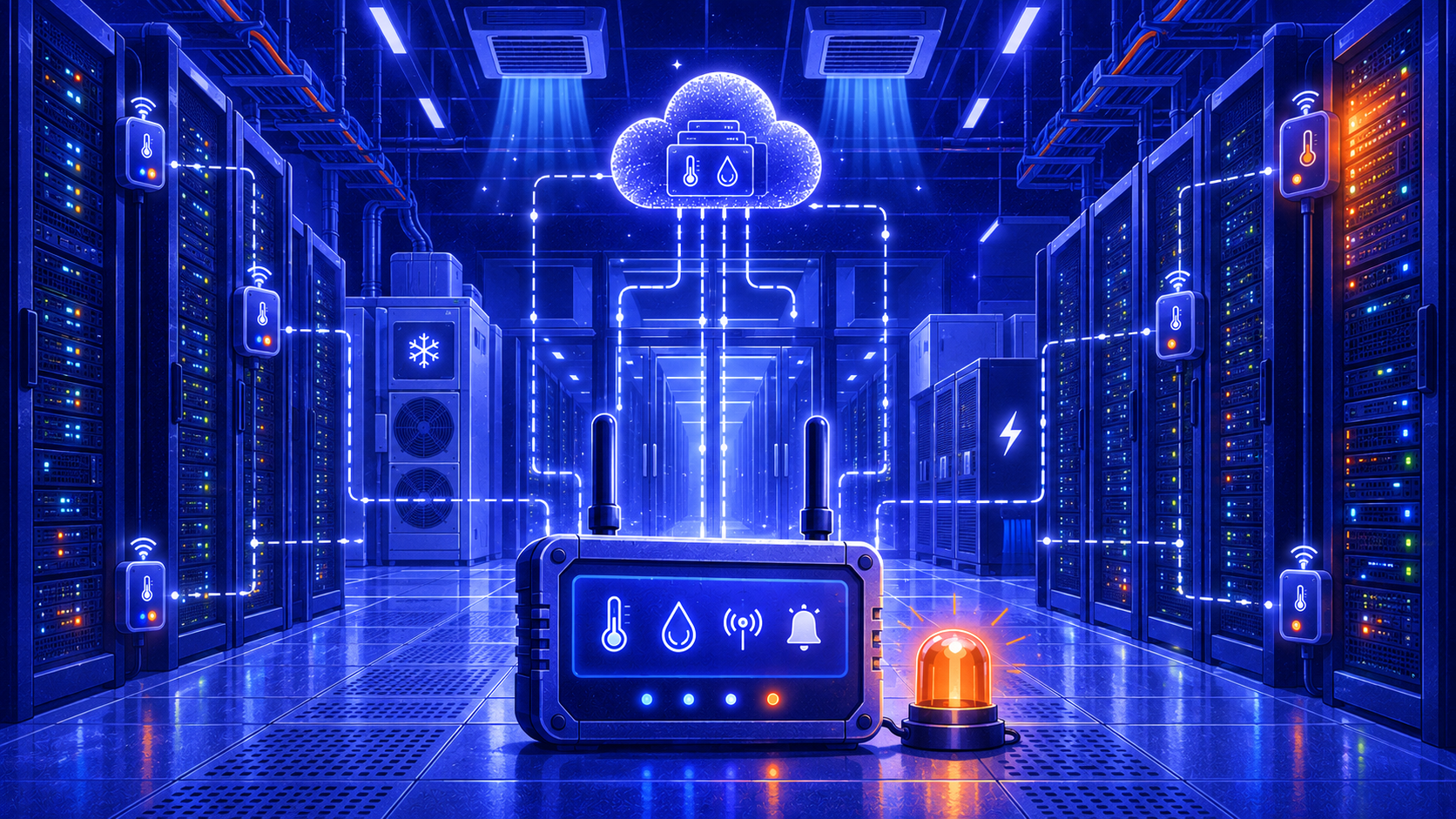 How to Build a Server Room Temperature and Humidity Monitoring System?