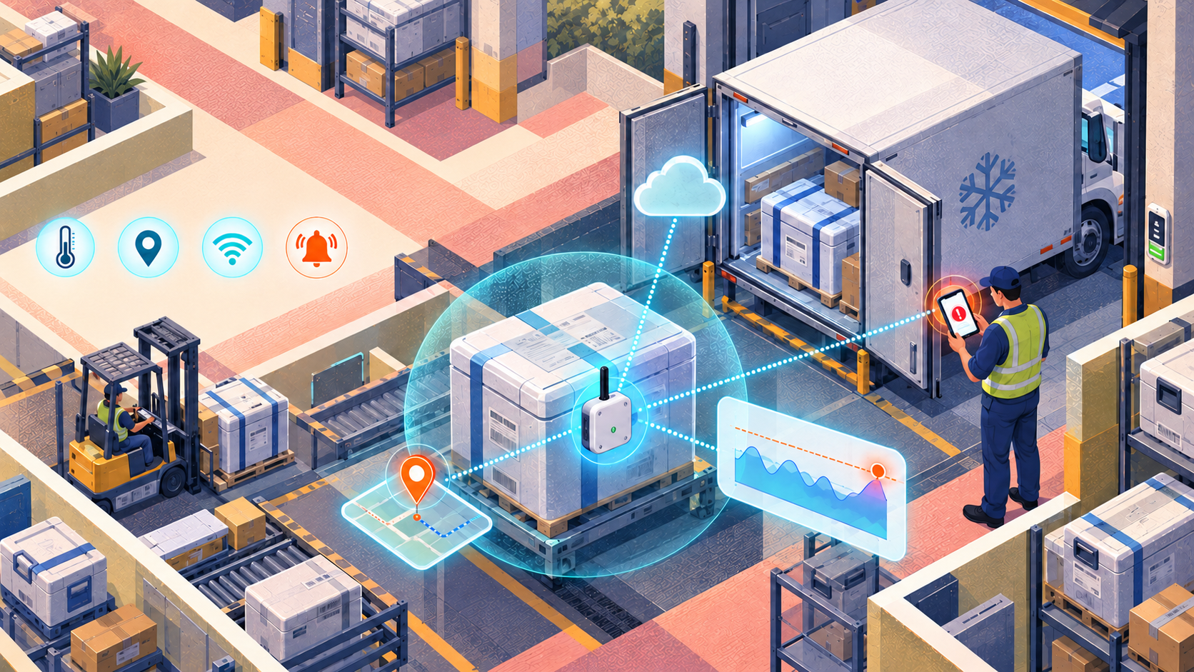 What is the best real-time tracker for temperature-sensitive shipments?